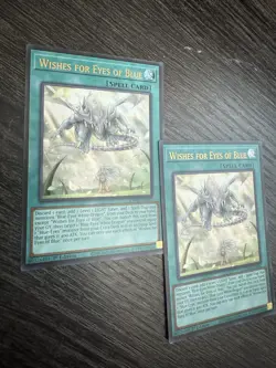 Yugioh x2 Wishes for Eyes of Blue SDWD-EN042 Ultra Rare 1st Ed NM - Image 1