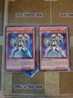 YUGIOH 2X GALAXY SOLDIER WSUP-EN010 SECRET 1ST ED NM - Image 1