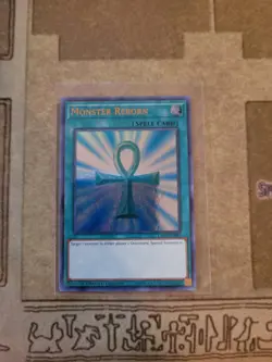 YUGIOH MONSTER REBORN LART-EN001 ULTRA LIMITED ED NM ALT ART - Image 1