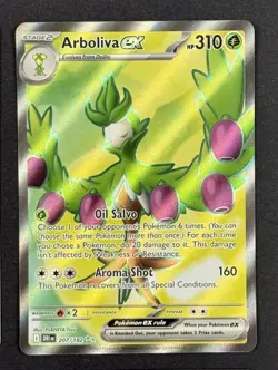 2025 Pokemon Destined Rivals En Full Art ex LOT 4x Arboliva Dondozo Yanmega etc - Image 3