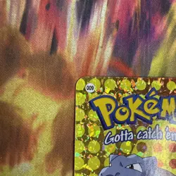 Pokemon Rare Vintage Vending Machine Holo prism sticker Nintendo 2000 Blastoise - Image 4