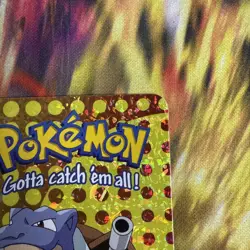 Pokemon Rare Vintage Vending Machine Holo prism sticker Nintendo 2000 Blastoise - Image 5