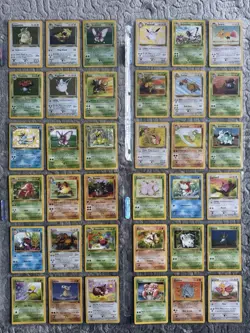 Pokemon Vintage Jungle - 5 Holo, 5 Non Holo Rare, 9 1st Edition (Lot Of 36) - Image 1