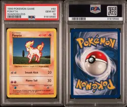 PSA 10 GEM MINT Shadowless Ponyta 60/102 Base Set Pokemon TCG WOTC - Image 3