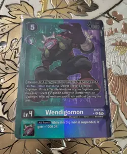 Digimon Card Game Wendigomon ST17-04 Double Typhoon Advanced Deck Alt Art - Image 1