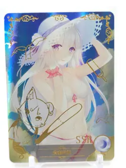Goddess Story - Anime Waifu SSR Trading Card - 10M03 - Emilia - Image 1