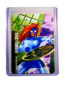 Manhole Cover - Marvel Overpower 1995 Fleer Universe CCG Card - Image 1
