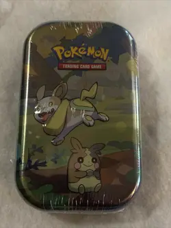 Pokemon Collectors Galar Pals Mini Tin 2 Packs & Coin Art Card Trading Card Game - Image 1
