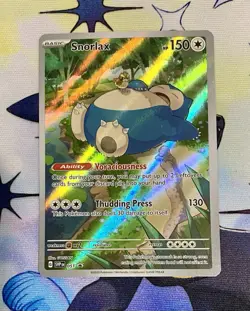 Pokemon TCG Scarlet & Violet Snorlax Black Star Promo Card 051 NM - Image 1