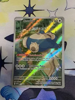 Pokemon TCG Scarlet & Violet Snorlax Black Star Promo Card 051 NM - Image 2