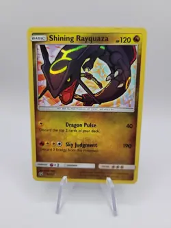 Shining Rayquaza Holo Rare 56/73 - SM Shining Legends Pokemon Card - LP - Image 1