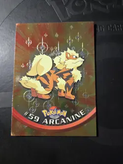 Topps Series 1 HOLO 1999 TV Animation ARCANINE #59 Pokemon Character Card - Image 1