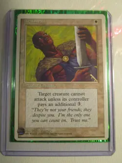 SBrainwash MTG Vintage 1995 White Enchant Creature Magic the Gathering Card - Image 1