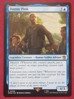 Magic The Gathering DOCTOR WHO DANNY PINK blue card MTG - Image 1