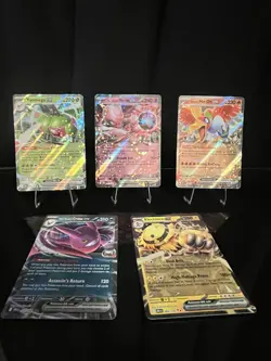 Pokemon TCG Destined Rivals EX 5 Card Lot - Mewtwo, Ho oh, Electivire, Crobat... - Image 1
