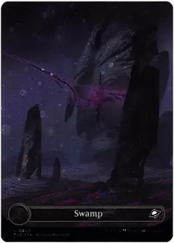 MTG Edge Of Eternities Swamp Galaxy Foil (Common) - Image 2