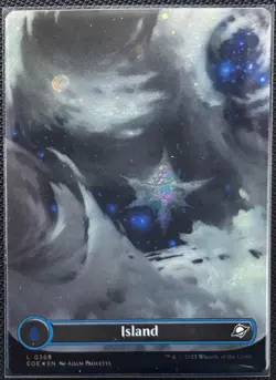 MTG Edge Of Eternities Island Galaxy Foil (Common) - Image 1