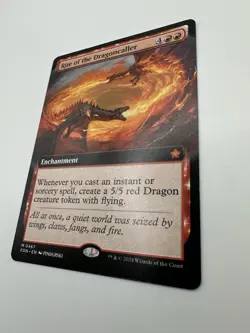 MTG TCG Rite of the Dragoncaller (Extended Art) Foundations Regular - Image 2