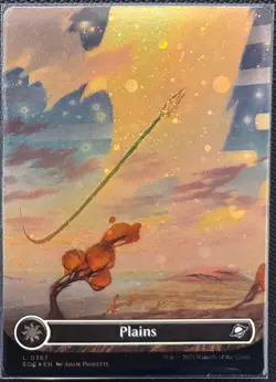 MTG Edge Of Eternities Plains Galaxy Foil (Common) - Image 1
