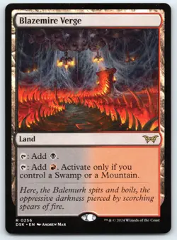 Blazemire Verge - Duskmourn House of Horror- MTG - Magic - Near Mint - Image 1