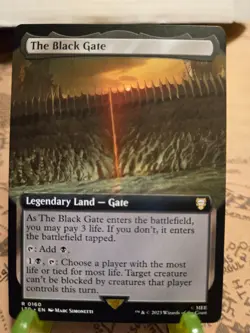 MTG The Black Gate Commander: the Lord of the Rings Extended Art NM - Image 1