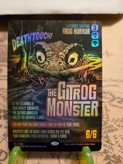 MTG The Gitrog Monster Innistrad Remastered Foil Borderless Movie Poster NM - Image 1