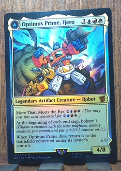 MTG🎇 Optimus Prime, Hero (FOIL) Universes Beyond: Transformers😘 NEAR MINT !! - Image 2