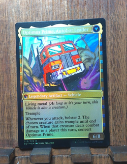 MTG🎇 Optimus Prime, Hero (FOIL) Universes Beyond: Transformers😘 NEAR MINT !! - Image 4