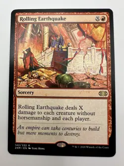 MTG TCG Rolling Earthquake Double Masters Regular - Image 1