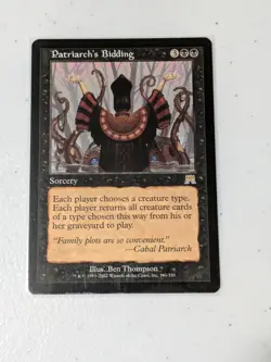 MTG Patriarch's Bidding - Onslaught LP - Image 1