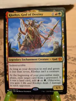 MTG Klothys, God of Destiny Mystery Booster/The List Regular Mythic NM - Image 1