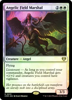 Angelic Field Marshal Foil Commander Masters NM MTG - Image 1