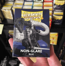Dragon Shield Non-Glare Matte Blue ATM 11823 Pokemon MTG Card Game Sleeves - Image 1
