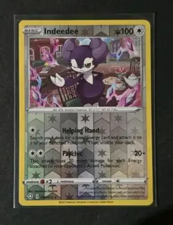 Pokemon - Indeedee 056/072 - Reverse Holo Rare- Shining Fates - NM/M - Image 1