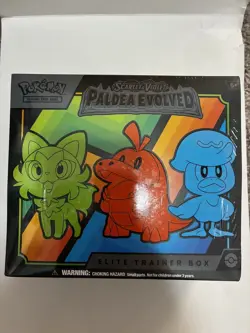 Pokemon TCG Paldea Evolved Elite Trainer Box ETB New Sealed 820650853661 - Image 1