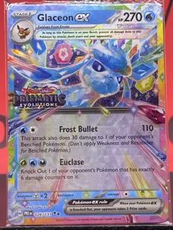 Glaceon ex 026/131 Prismatic Evolutions Promo Sealed Stamped Pokemon TCG 2025 NM - Image 3