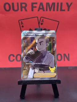 Professor's Research 024/025 Celebrations Holo Full Art Pokemon TCG 2021 NM - Image 1