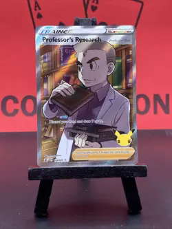 Professor's Research 024/025 Celebrations Holo Full Art Pokemon TCG 2021 NM - Image 2
