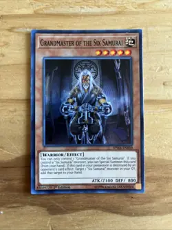 Grandmaster of the Six Samurai - SPWA-EN009 - Super Rare 1st Edition Yugioh - Image 1