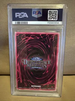 2001 Yugioh! JPN Dark Magician Girl Promo DDM Pink UTR PSA 8 - Image 2