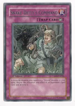 Snake Deity's Command TAEV-EN068 Rare 1ST - Near Mint YUGIOH - Image 1