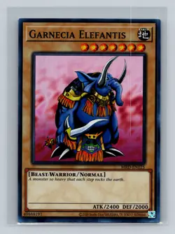 Yugioh - Garnecia Elefantis - MRD-125 - Metal Raiders - Super Rare - NM - Image 1