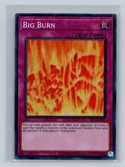 Yugioh - Big Burn - IOC-047 - Invasion of Chaos - Super Rare - NM - Image 1