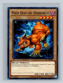 Yugioh - Mad Dog of Darkness - IOC-EN057 - Invasion of Chaos - Rare - NM - Image 1