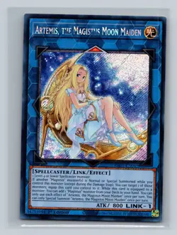 Yugioh - Artemis, the Magistus Moon Maiden (UR) - RA01-EN049 - Ultra Rare - NM - Image 1