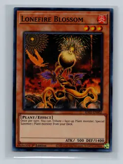 Yugioh - Lonefire Blossom - RA01-EN002 - 25th Anniversary - Super Rare - NM - Image 1