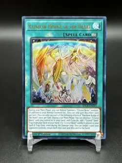 Yugioh Rainbow Bridge of the Heart SDCB-EN045 Ultra Rare 1st Ed LP - Image 1