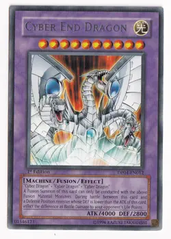 Yugioh! LP Cyber End Dragon - DP04-EN012 - Rare - 1st Edition Lightly Played, En - Image 1