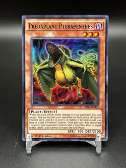 Yugioh! LP Predaplant Pterapenthes - FUEN-EN003 - Super Rare - 1st Edition Light - Image 1