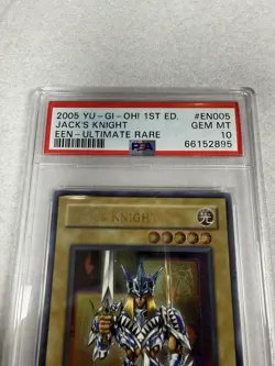 YUGIOH PSA 10 Jack's Knight EEN-EN005 Ultimate Rare 1st Edition - Image 2